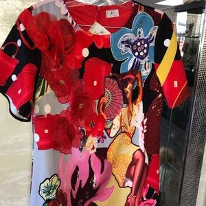 Silky dress handmade